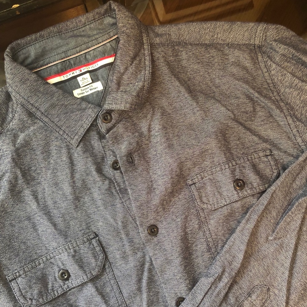 Tommy Hilfiger Chambray-look Flannel shirt
